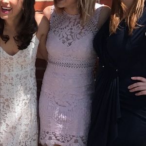 tight fitted lace dress